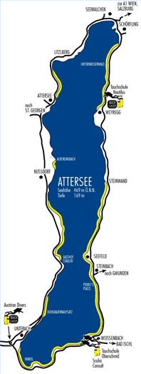 Attersee - Mit freundlicher Unterstützung und Genehmigung von ARGE Tauchen