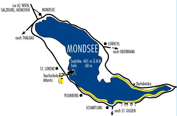 Mondsee - Mit freundlicher Unterstützung und Genehmigung von ARGE Tauchen